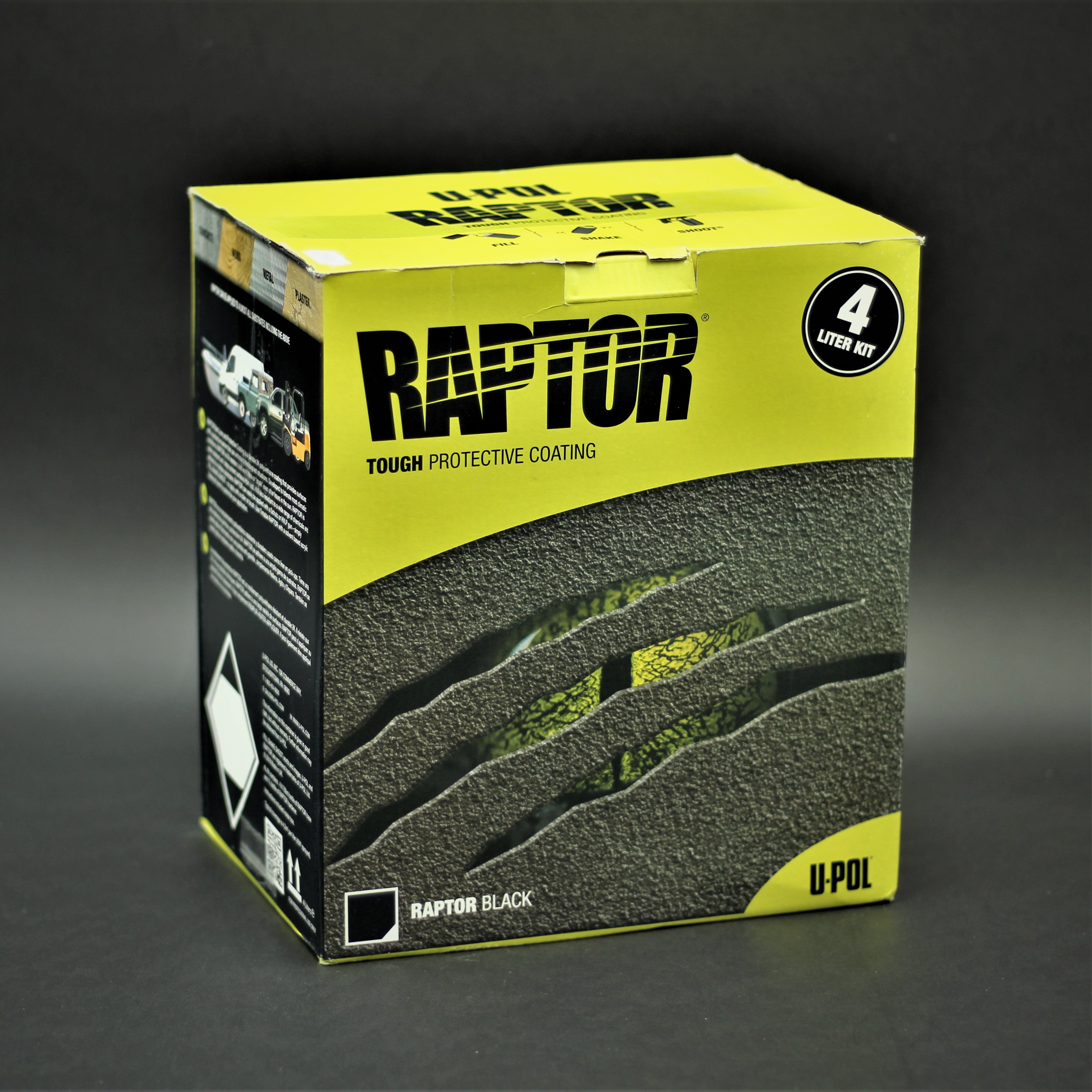 Raptor Spray-On Bedliner 4 Liter Kit (Black) | Extreme Coatings Inc.